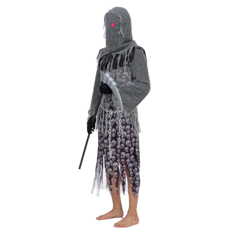 

Halloween Cosplay Suit Death Sickle Costume Children Adult Mysterious Clothes