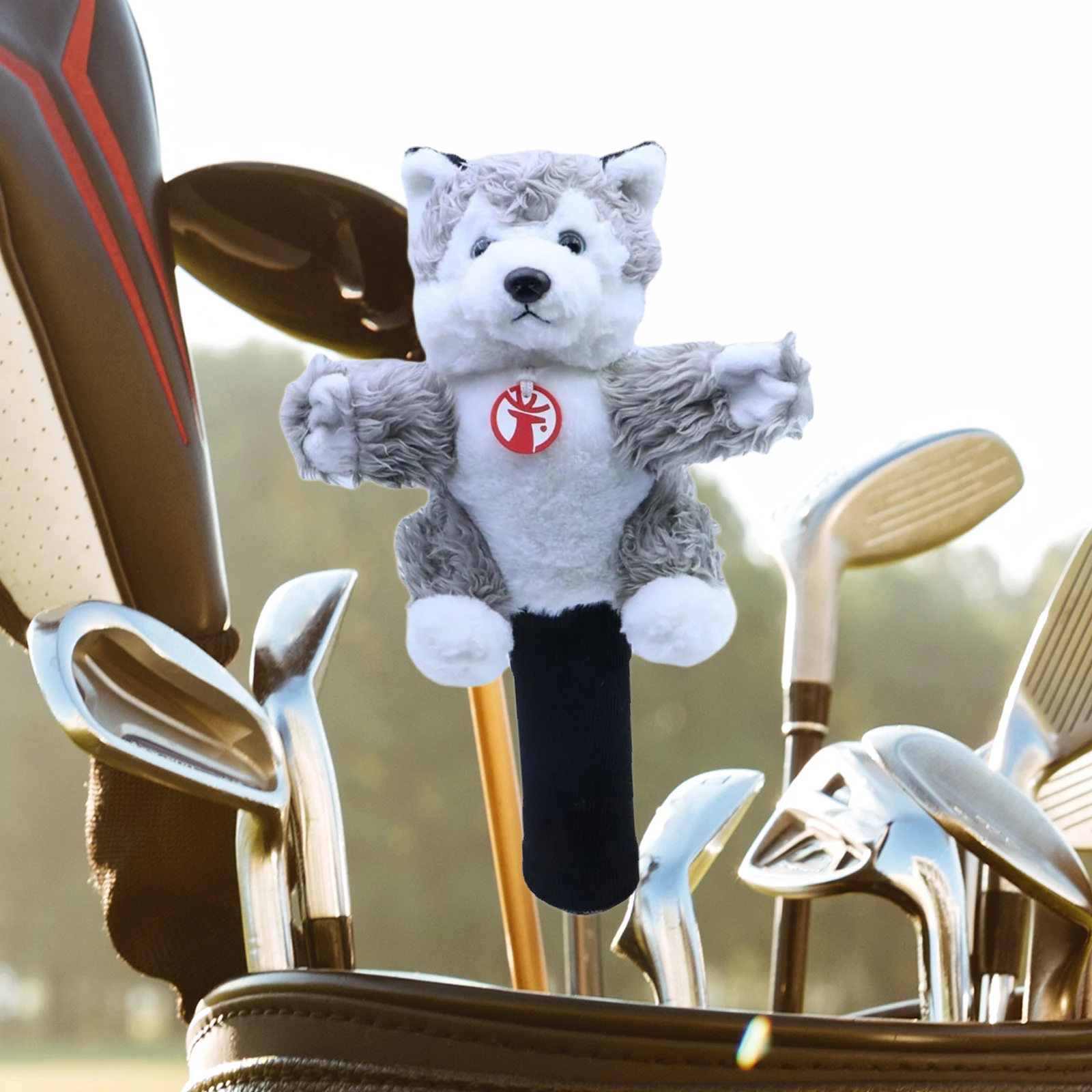 Plush Golf Wood Headcover, Golfer Equipment Novelty Golfer Gift, Women Men Protector Scratch Resistant Golf Club Head Cover