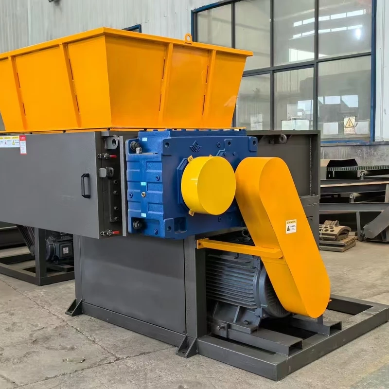 Clothing Single Shaft Shredder For Shredding Waste PP Bottles And Textiles