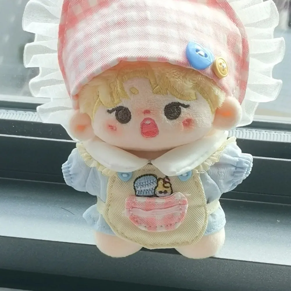 

No Attributes Clothes Kitchen 10cm Cotton Clothes Headscarf Suit Clothes Outfit Cartoon Cute Dress Up Set Children's Gift