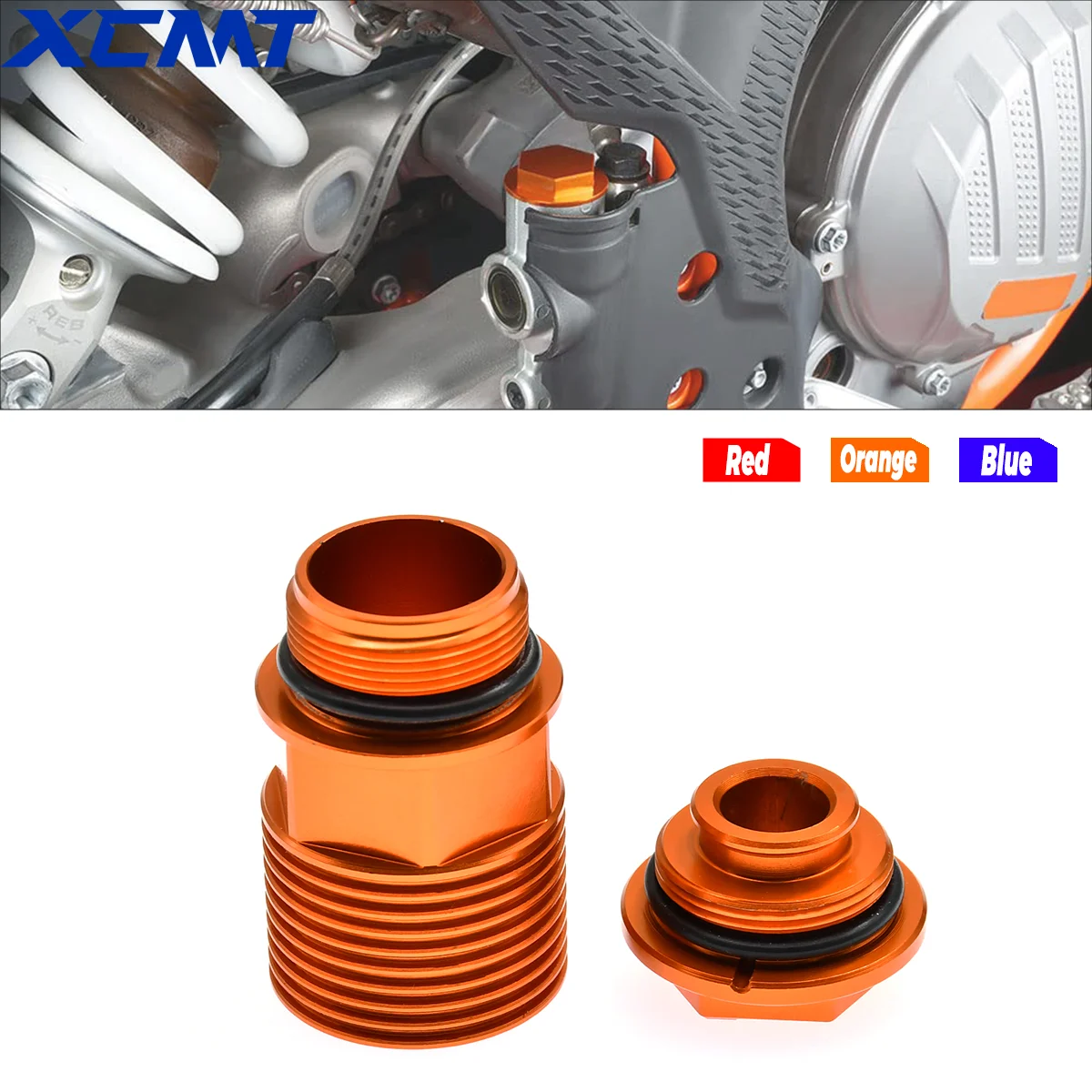 

Motorcycle Rear Brake Fluid Reservoir Extender Cap For KTM 125 150 250 350 450 500 525 530 SX SXF EXC EXCF XC XCF XCW XCFW SMR