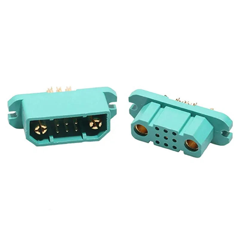 1Pair JX9 9+2 Quick Connect Male Female Plug 9 Pin 7W Fast Connector with Power Supply for RC Model Airplane FPV Fixed Wing Part