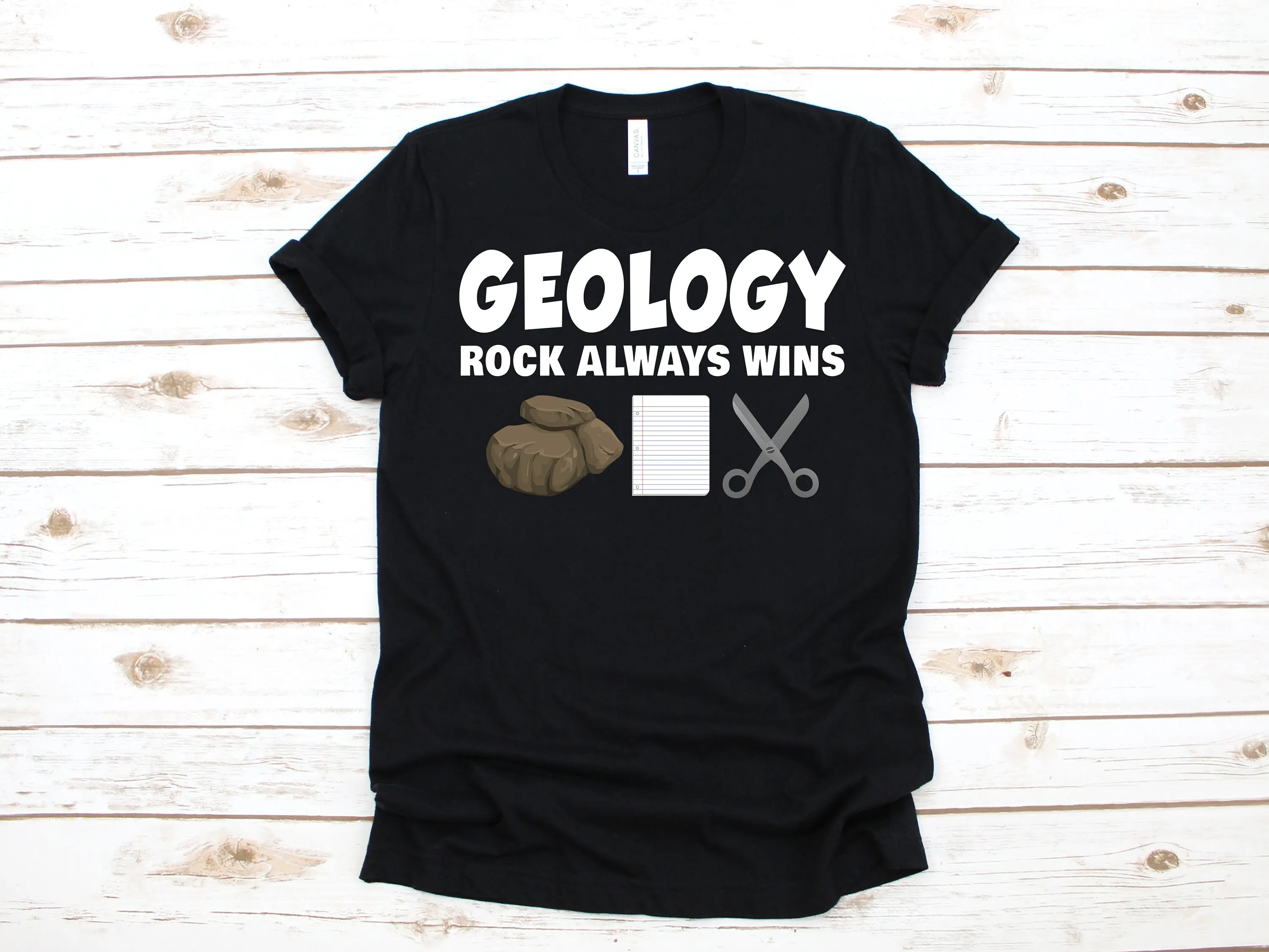 Funny Geology Rock Paper Scissors Geologist T Shirt SweaT Long Sleeve Child Apparel