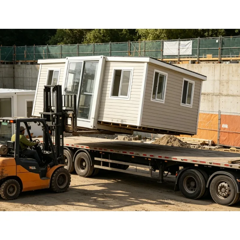 Luxury Double Wing Expandable Container House 3 Bedroom Prefab Home 40ft Foldable Steel Cabin Mobile Garden Room