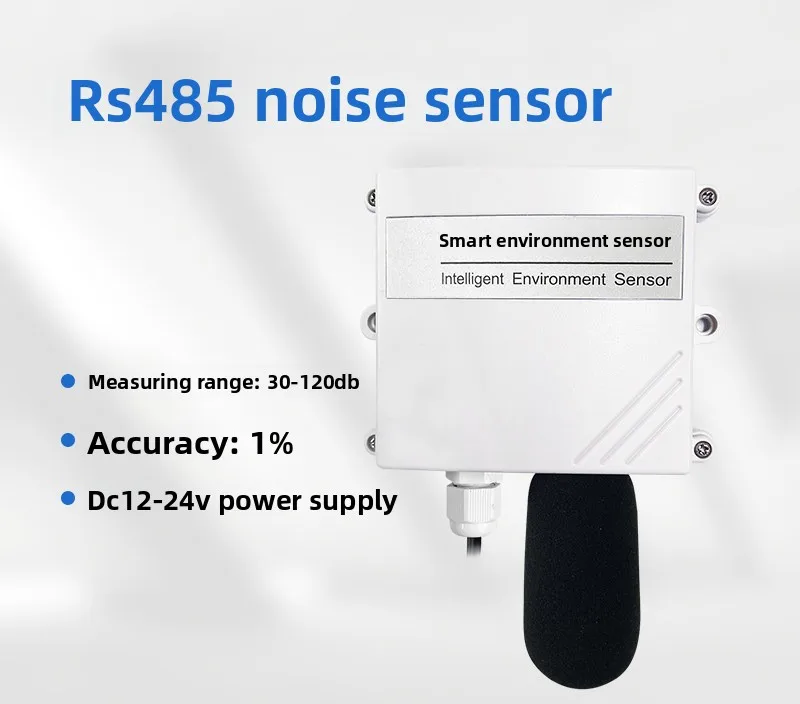 Construction Site Noise Sensor Noise Transmitter Radiation Shield Decibel Monitor Sound Level Meter