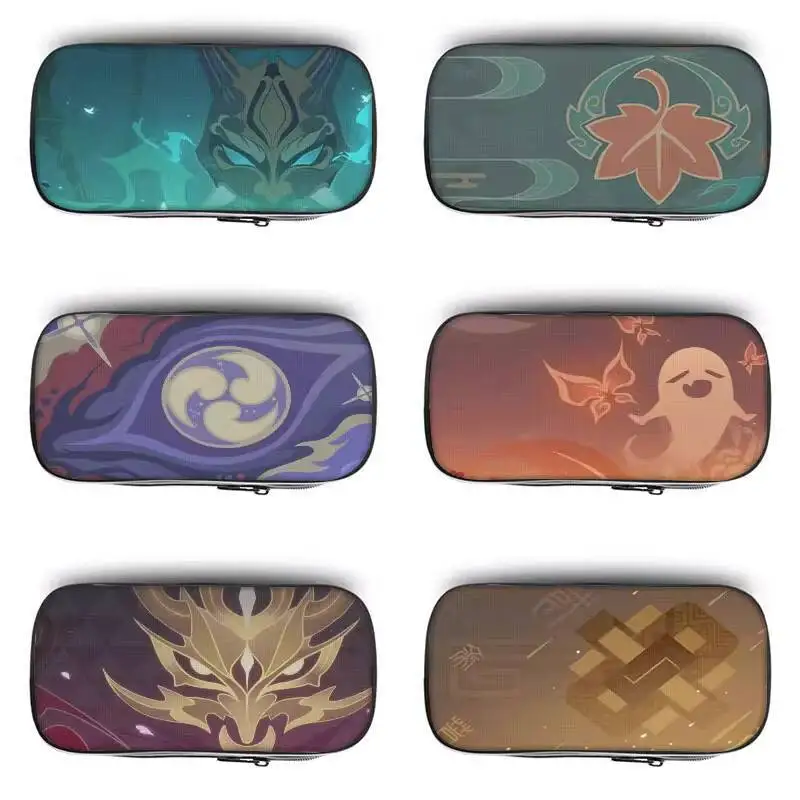 

Genshin Impact Collaboration Stationery Box High-Value Bag Elementary Students Middle School 2025 New Model Pencil Case Boys Ani
