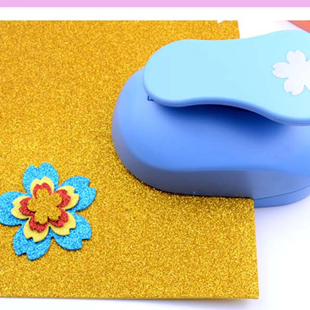 DIY النقش اللكمات المحمولة دائرة اللكمات زهرة Furador القلب لكمة آلة قطع الورق ثقب لكمة مستدير القاطع #5