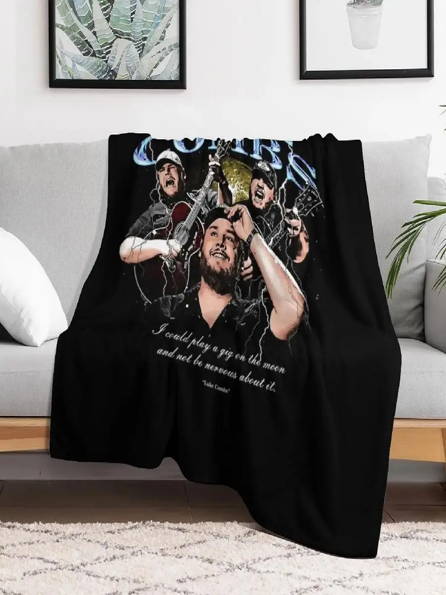 Luxury Weighted Throw Blanket with Luke Music Combs Design Pack for Cozy Comfort