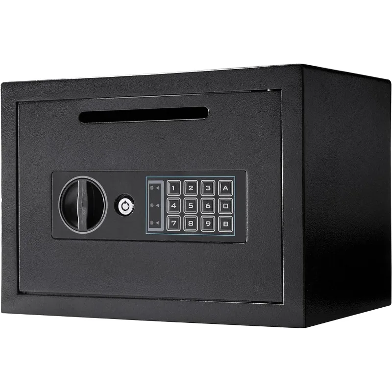 

Compact 0.57 Cubic Ft Digital Multi-User Keypad Security Business Depository Drop Safe with Front Load Drop Box for Money