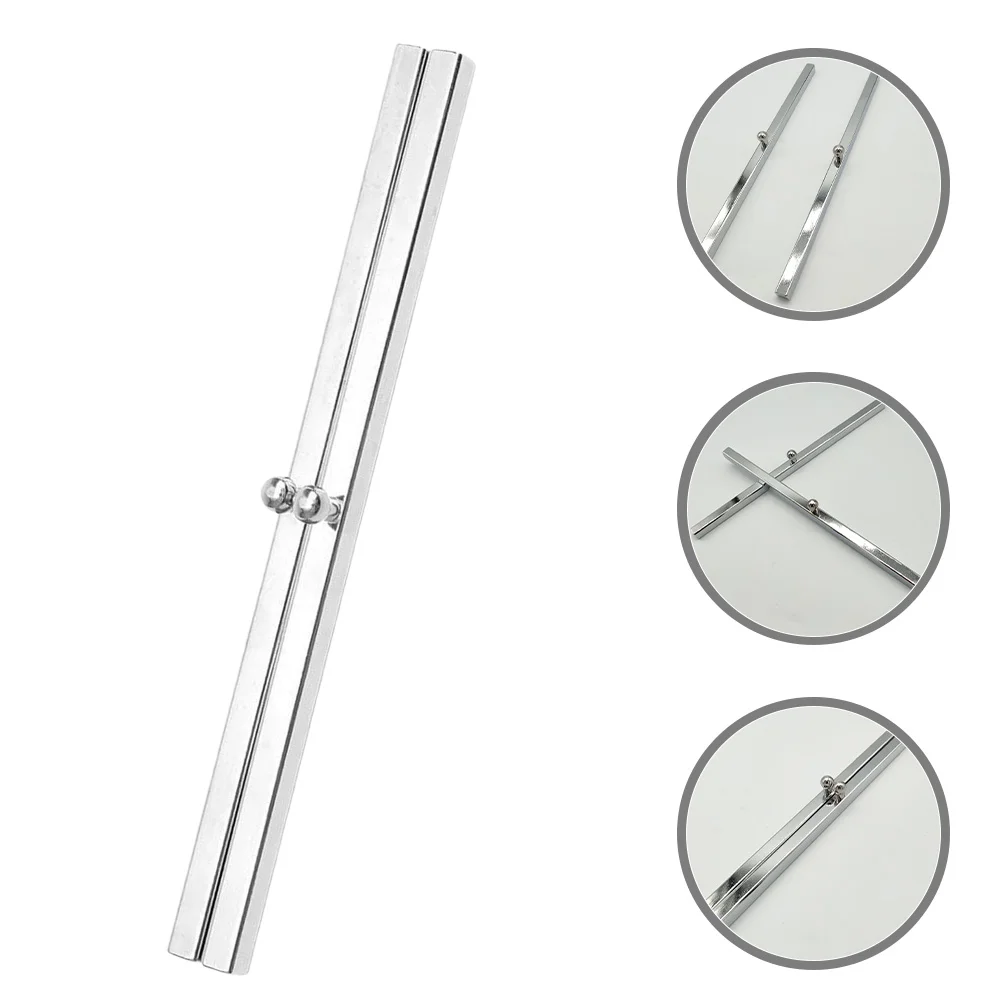 

1 Pair White Iron Paperweight Vintage Metal Desktop Decor For Office Chinese Calligraphy Weight Rectangular Paper Weights