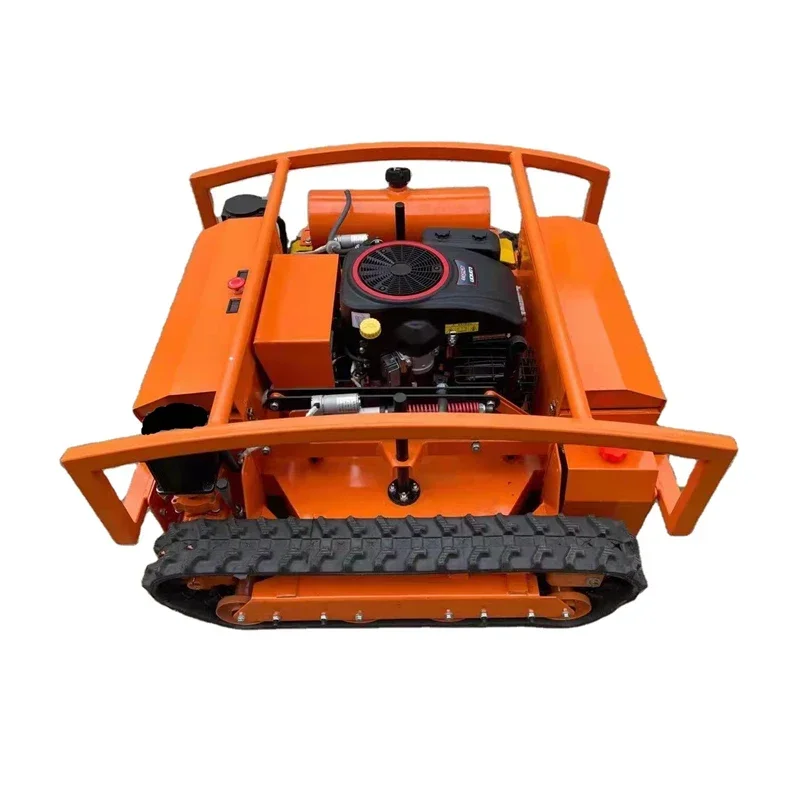 High Quality 16HP Self-propelled 800mm 900mm 1000mm Remote Robot Slope Lawn Mower Engine   Ride On Garden Tractor