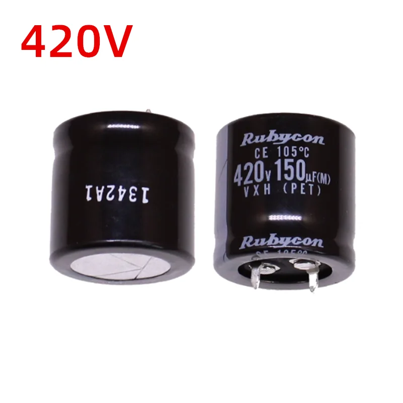 2PCS 420V Bullhorn Capacitor 100UF 150UF 180UF 220UF 270UF 330UF 390UF 470UF 560UF 680UF 56UF 82UF 22X25 30X25 35X30 30X50 25X45
