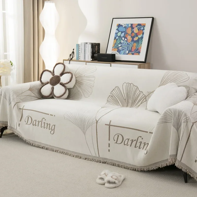 Sofa Cover Blanket Multi Functional Couch Chair Tapestry Non-Slip Cloth Sofa Cushion Decorative Dust Cover Furniture Protector