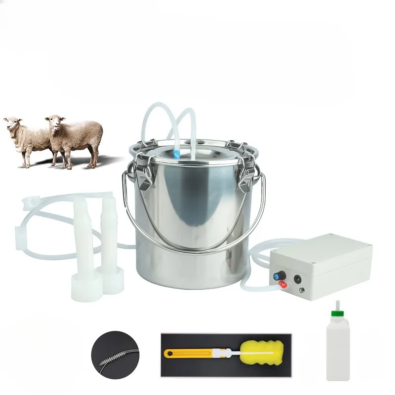 Portable small electric pulse cow and sheep milking machine