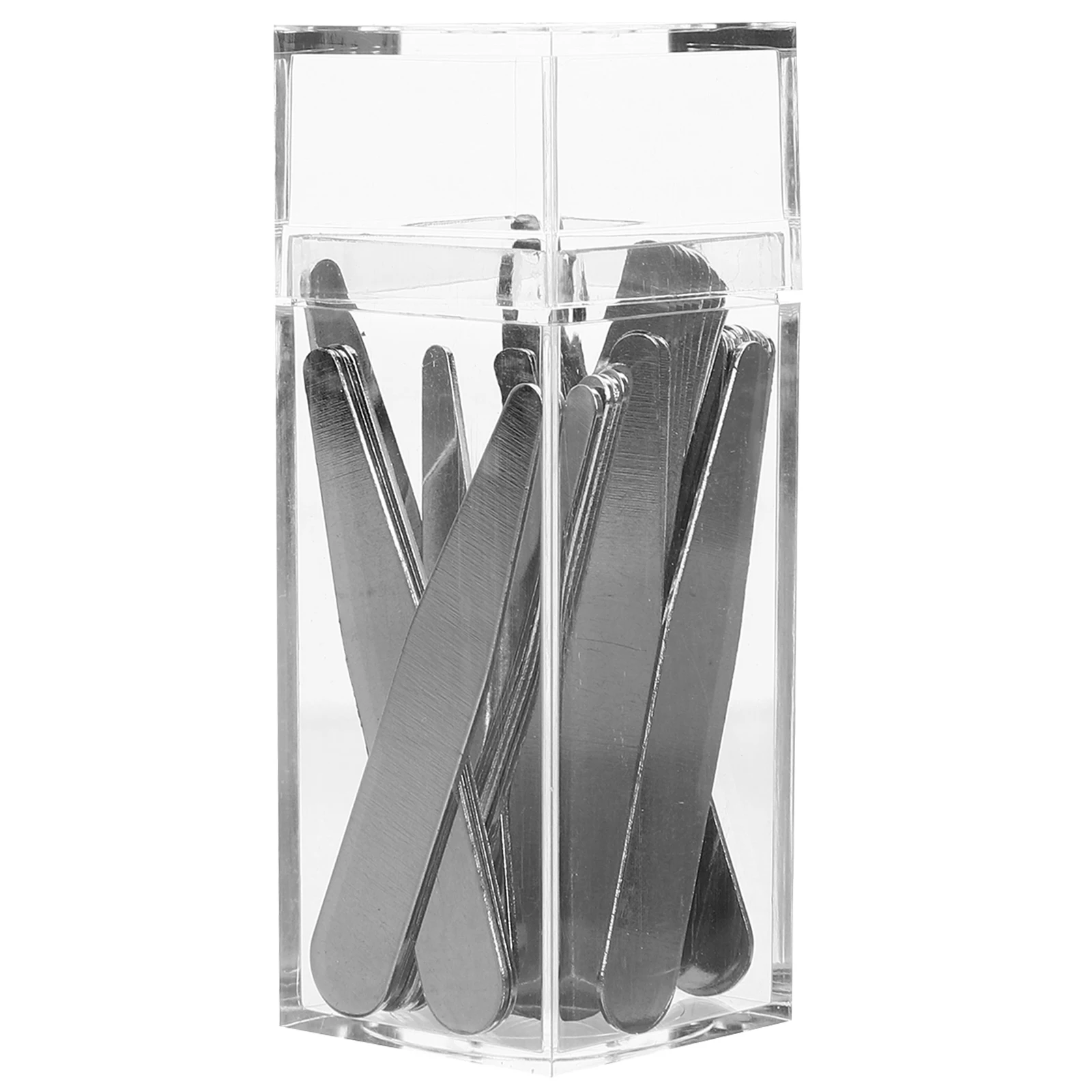 

40pcs Acrylic Stainless Shirt Collar Stays for Men Dress Shirts Blousing Straps Prevent Wrinkles Functional Accessories