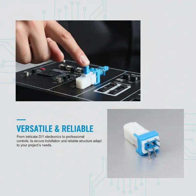 Direct Keys Switch Power Amplifier Mixer Car Switch SPUN191400 Self-locking