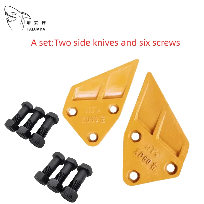 Bucket Side Cutter For XE55 XE60 Side Cutter Bucket Side Cut Blade Side Teeth Edge Cutter Screw High Quality
