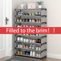 Multi-ayer Shoe Hat Rack Multifunctional Storage Cabinet For Sneakers Coats Space Saving Home Dormitory Floor Standing Organizer