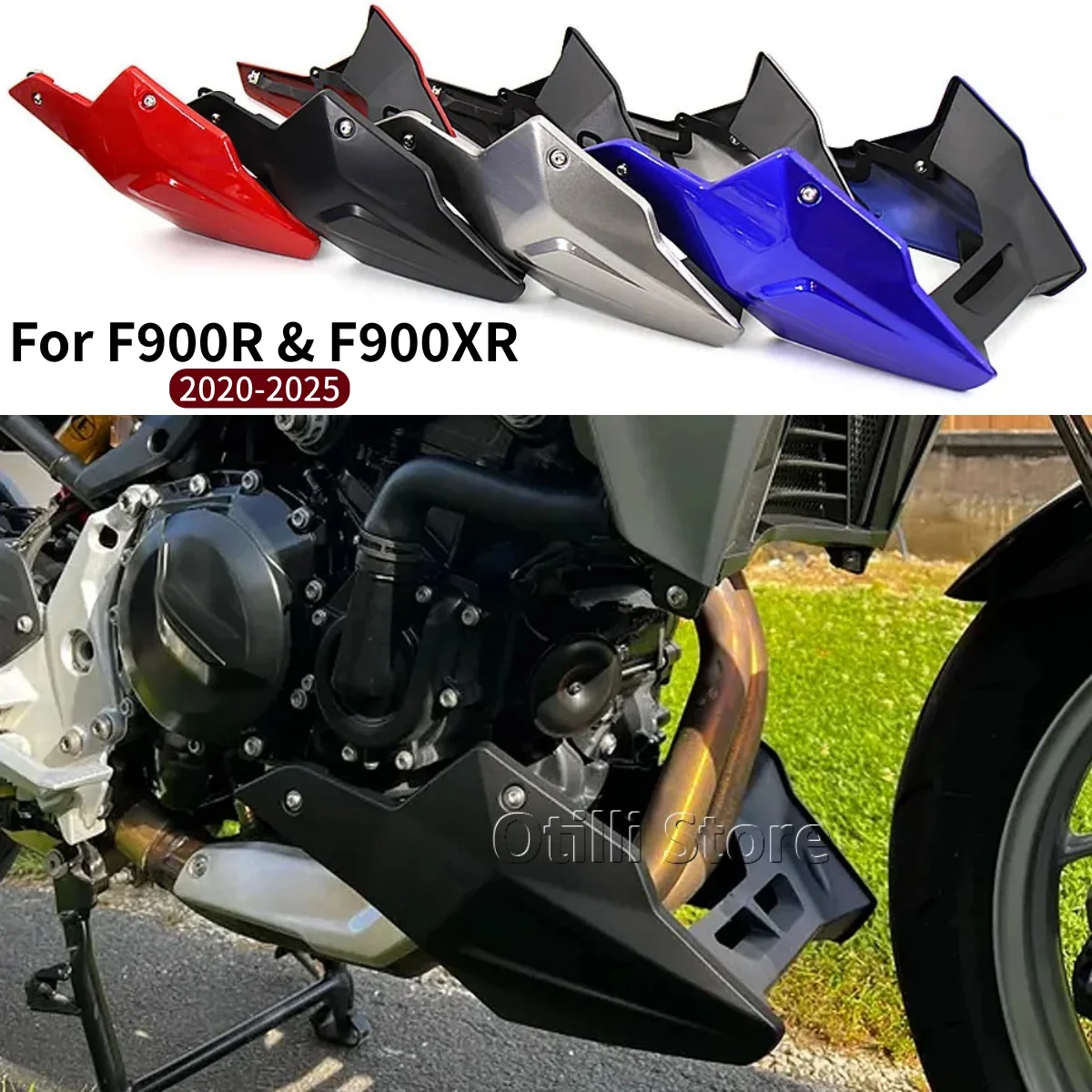 

2020-2025 Motorcycle Engine Chassis Guard Shroud Fairing Cover For BMW F900R F900XR F900 R F 900 XR Exhaust Shield Protection