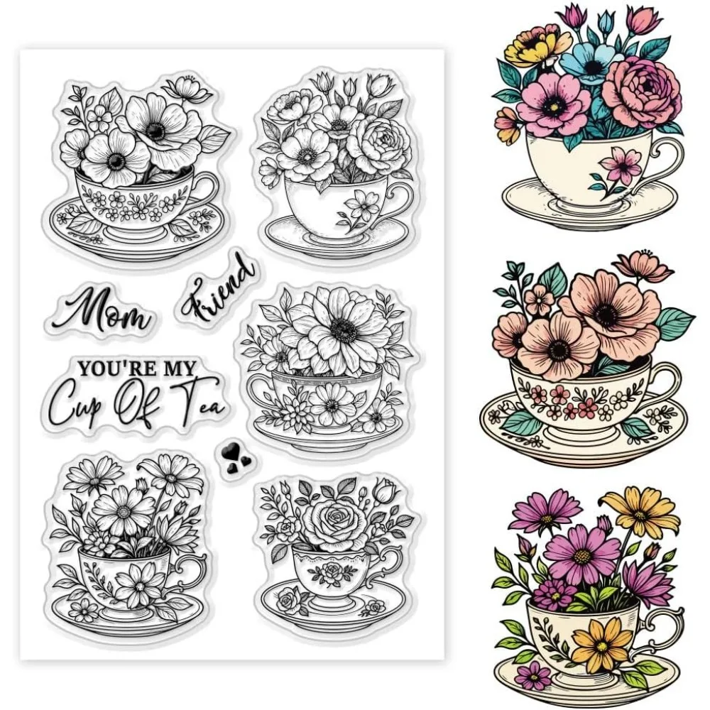 1 Sheet Clear Stamp…