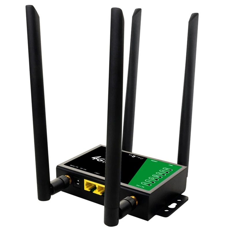 roteador sem fio com slot para cartao sim hotspot movel portatil antena externa industrial 4g wifi 32 usuarios 300mbps cpe 01