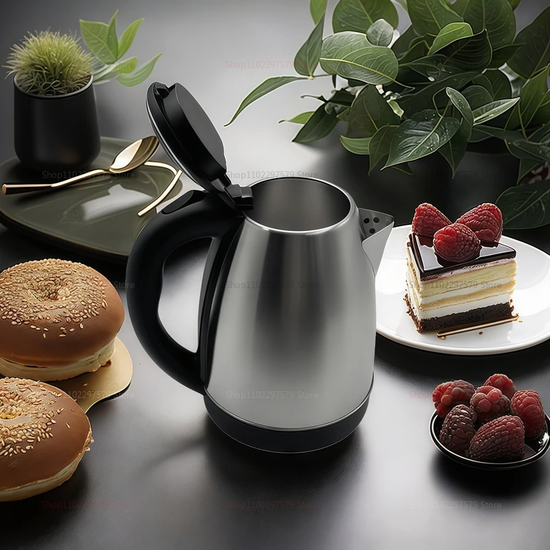 Portable 2L Stainless Steel Travel Electric Kettle and Coffee Tea Water Boiler For Hotel Family Trip Kitchen Smart Kettle Pot