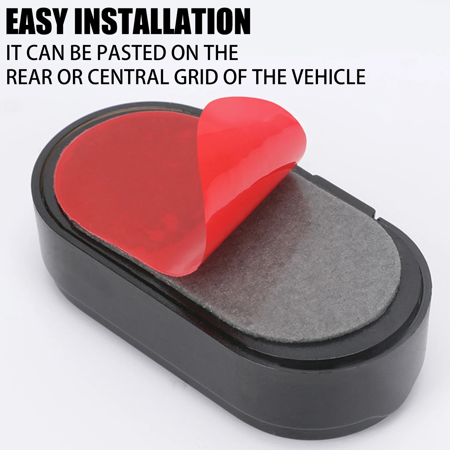 Universal Car Warning LED Light Alarm Lamp Anti-Theft Caution Strobe Signal Security System Fake Security Light Solar Powered