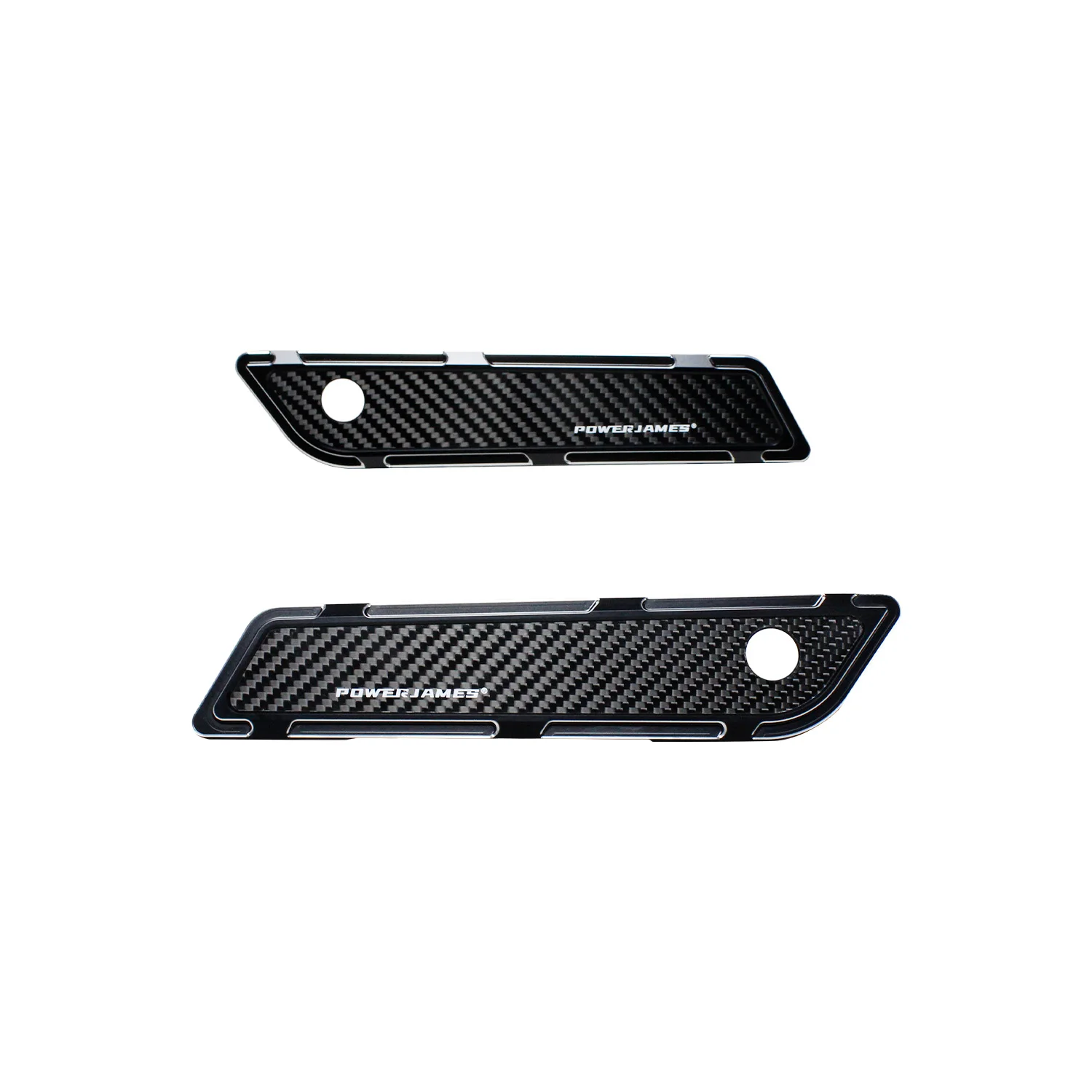 Carbon Fiber Saddlebag Hinge Latch Covers+Handle Kit  For Harley Touring Road Street Glide FLHT 14+