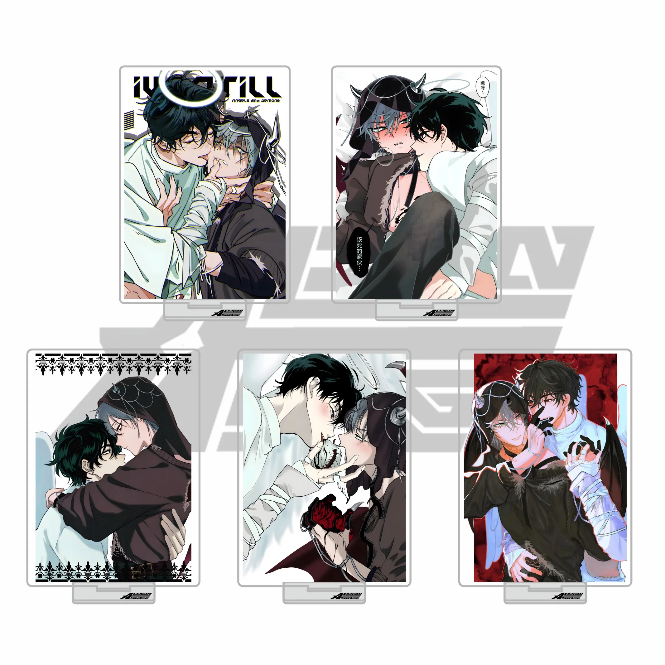 Hot Anime ALIEN STAGE IVAN TILL Gift Figures Acrylic Stand Desktop Ornaments Action Figure Ornament Accessories 15cm
