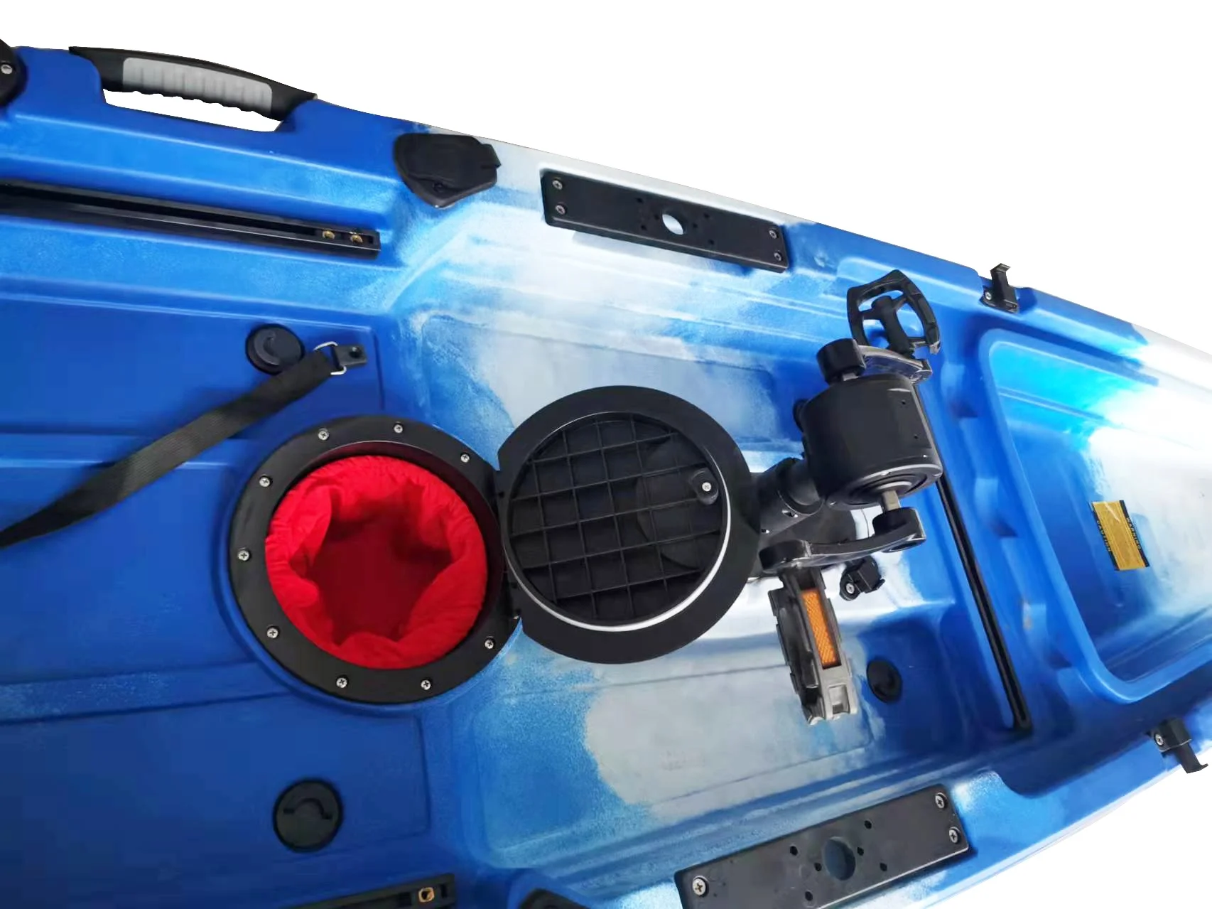 Sistema di trasmissione a pedale per kayak