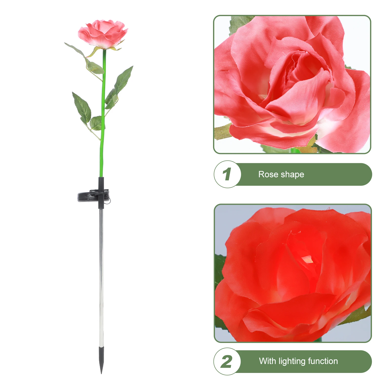 

Outdoor Solar Decor Rose Lantern Light Landscape Decorative ing Lamp Garden Lights