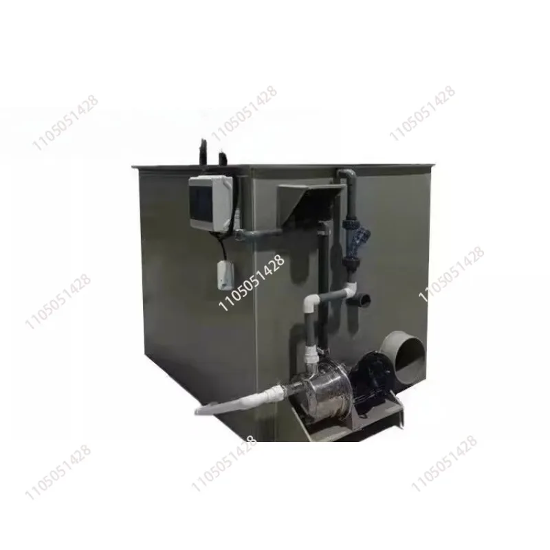 

Fish pond drum microfilter filtration equipment, no cleaning automatic backwash circulation device, aquaculture