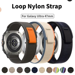 Trail Loop Strap For Samsung Galaxy Watch Ultra 47mm Official No Gap Nylon Bracelet Wristband For Samsung Watch Ultra 47mm Belt