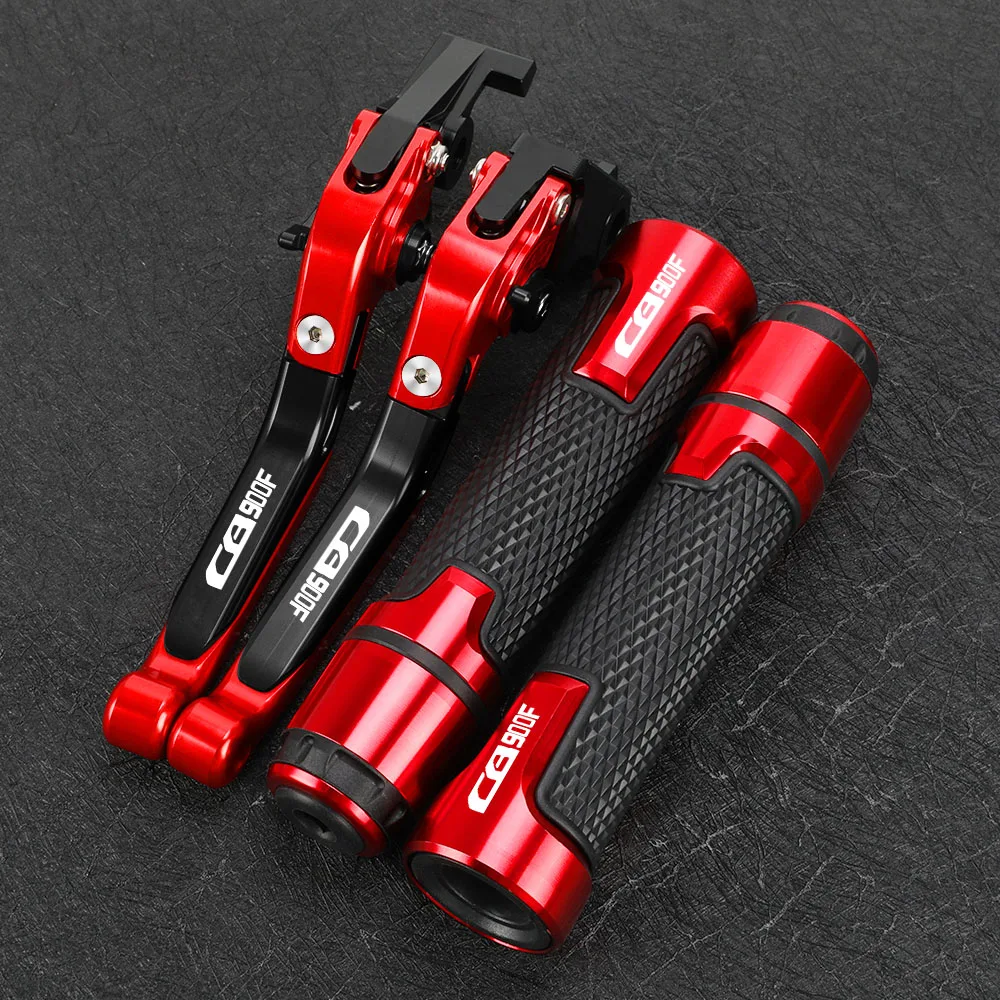 

CB900F Motorcycle Accessories Adjustable Brake Clutch Levers Handbar Grips FOR HONDA CB 900F 900 F Hornet 2001-2008 2007 2005