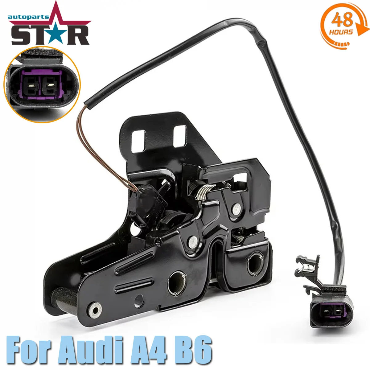 Engine Bonnet Hood Latch Lock for Audi A4 B6 S4 RS4 B7 for Seat Exeo Repair Kit 8E0823509C 8E0823509D 8E0823509A 8E0 823 509 C