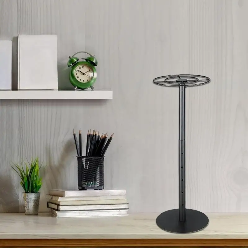  Metal Art Display Rack Adjustable Height Rotation for Collections and Awards