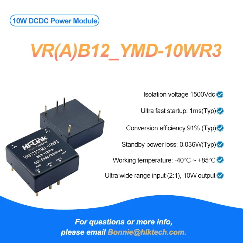 Hi-Link 10W 9-18Vdc…