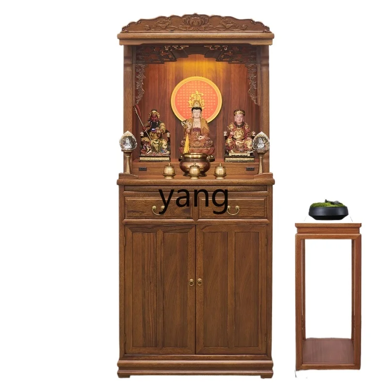 

TGF modern simple Buddhist niche new Chinese vertical cabinet Buddhist platform household Buddha light luxury central hall table