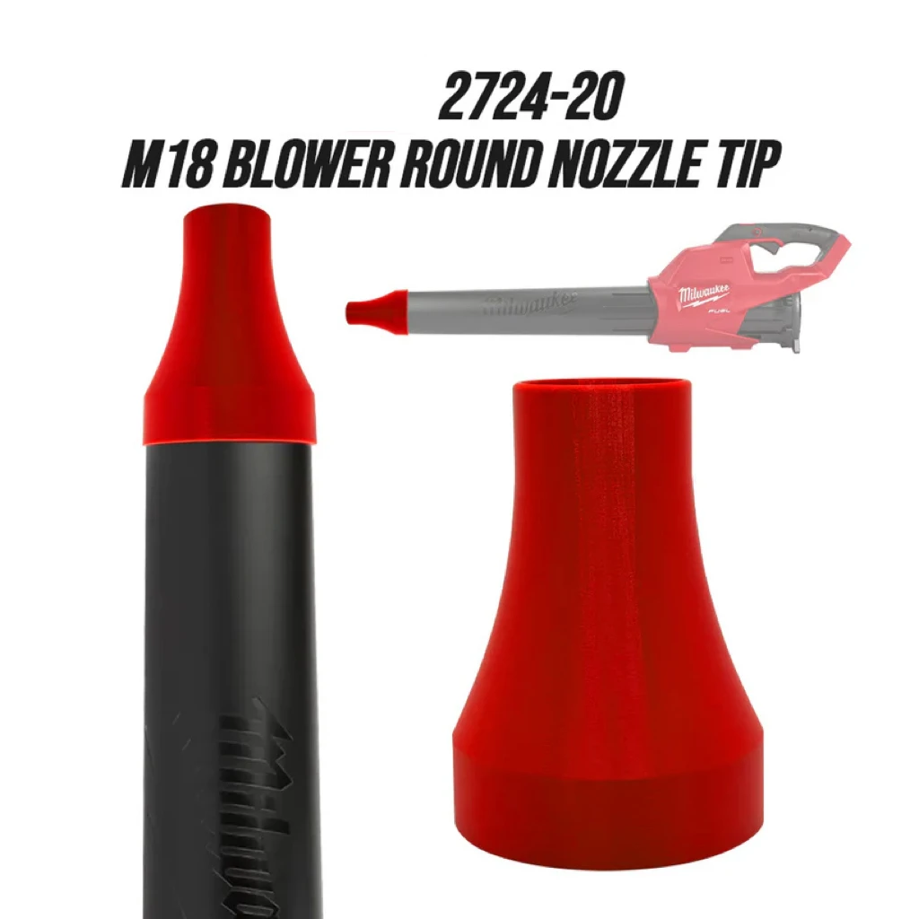 Blower Round Nozzle Compatible with Milwaukee 2724-20 M18 Tip Replacement Part for Power Tools