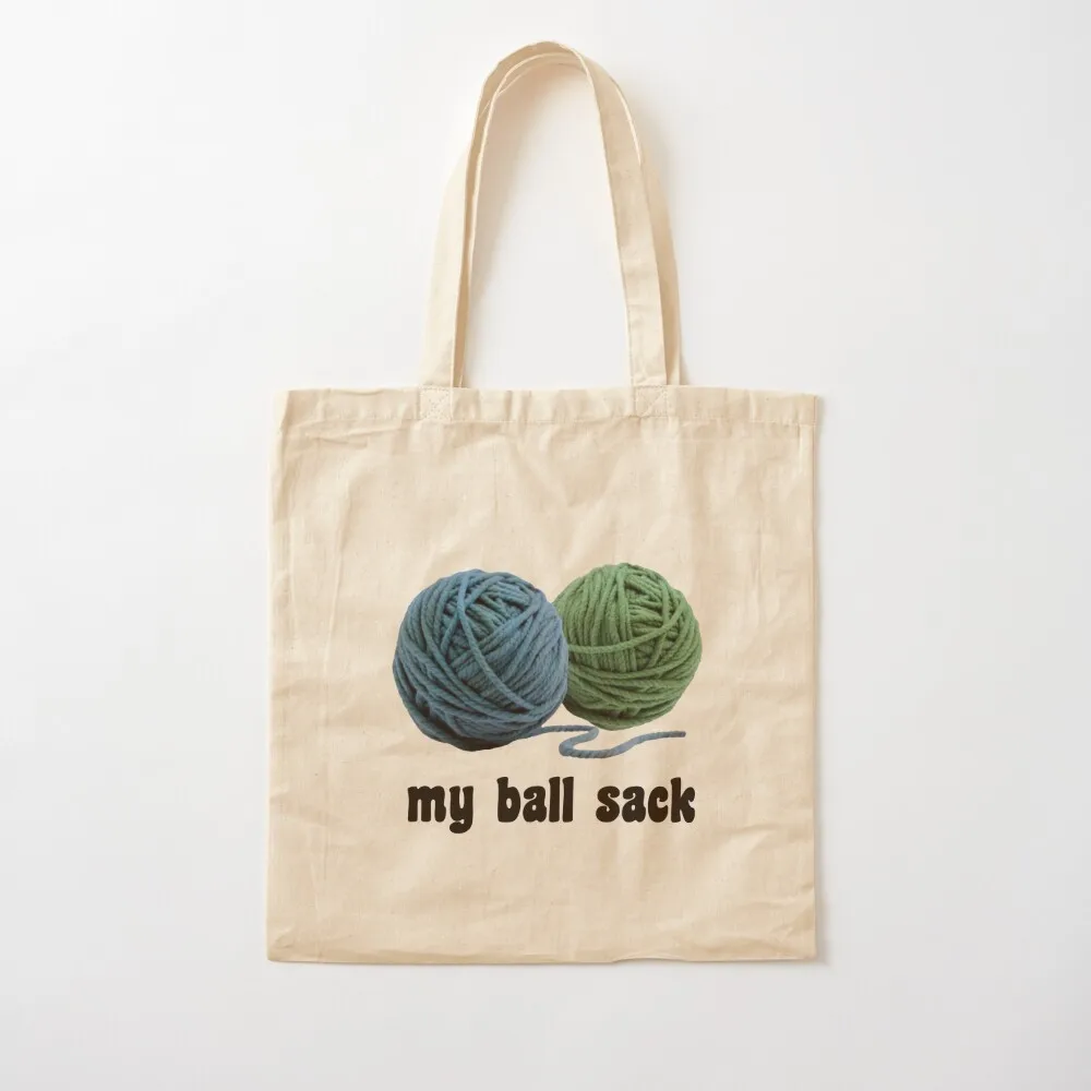 

My ball sack yarn Tote Bag hand bag ladies large tote bag Canvas Tote