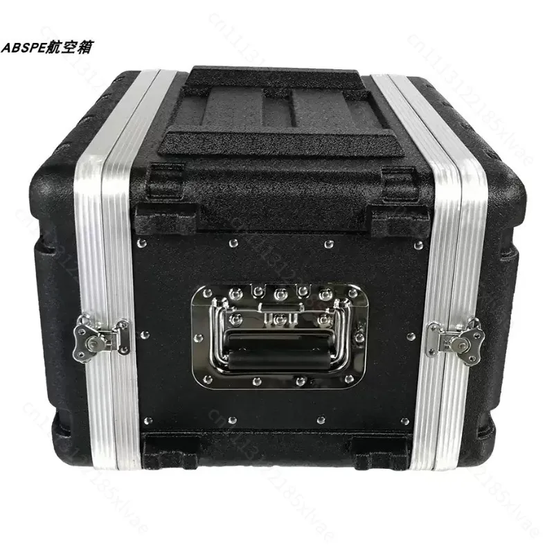 6U‑310 ABS Plastic Portable Audio Cabinet Air Case For Power Amplifier Wireless Microphone Receiver Audio Equipment Chassis