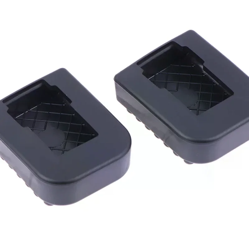 1/2Pcs Motorcycle Footrest Pad Soft For Scooter Support Rod Anti-slip Rubber Pads Motorcycle Base Bracket Extension Foot