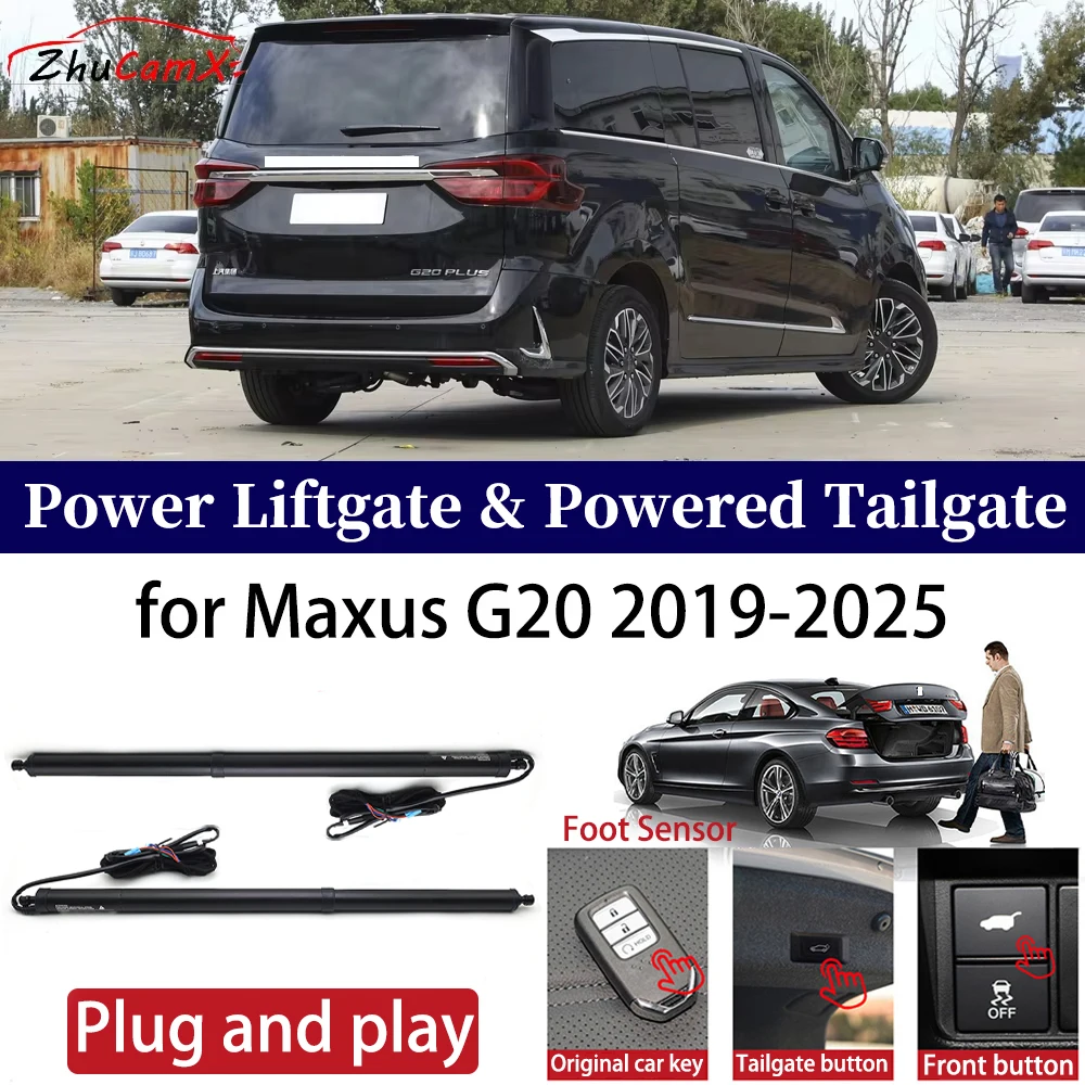

ZhuCamX for Maxus G20 2019-2025 Car OEM Power Liftgate Automatic One-Click Powered Tailgate Strut opener Plug and play