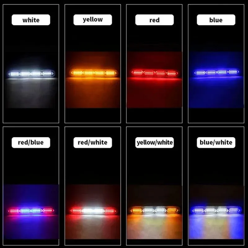 12V-24V 24LED LED Car Truck Body LED Light Side Light Warning Emergency Light Without Battery For Cars Van Truck Motorcycle