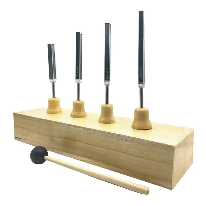 

Набор музыкальных камертонов AB31-4Pcs с точной частотой 256 Гц, 320 Гц, 384 Гц, 512 Гц, с молоточком, прост в использовании