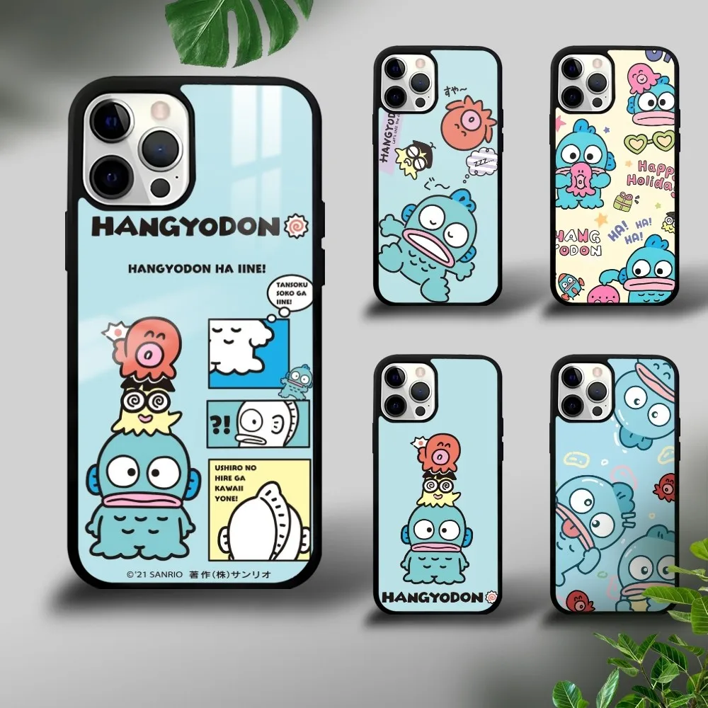 

Hangyodon Fish Phone Case For iPhone 16 15 14 13 12 11 Pro Xs Max Mini Plus Celulares Hard Funda Dropshipping