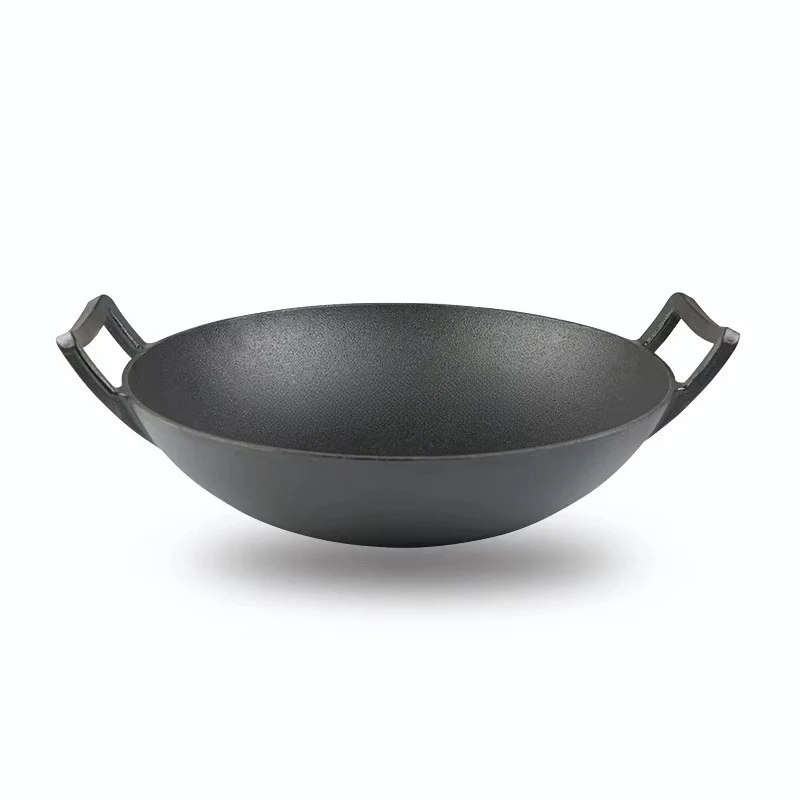 

Cast iron cookware wok/barbecue wok/cast iron