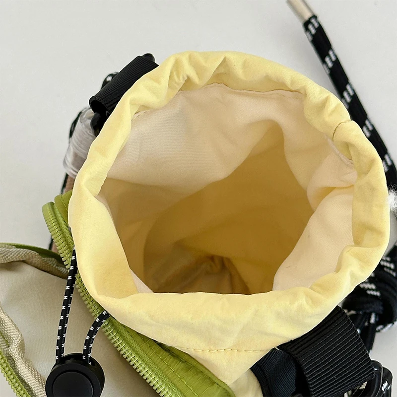 حقيبة كتف كروس من النايلون مع حقيبة عملات معدنية برباط على شكل حبل | حقيبة هاتف رياضية كاجوال للسفر على الطراز الكوري في الهواء الطلق #3