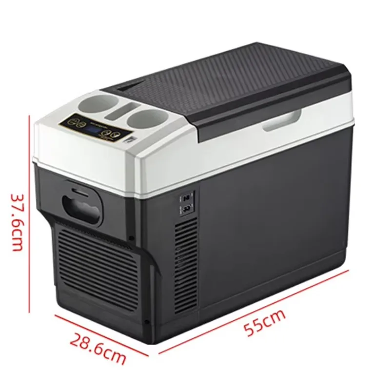 مع منفذ شحن USB 26L ثلاجة غير كهربائية ثلاجة سيارة محمولة 12 فولت/24 فولت ثلاجة فريزر
