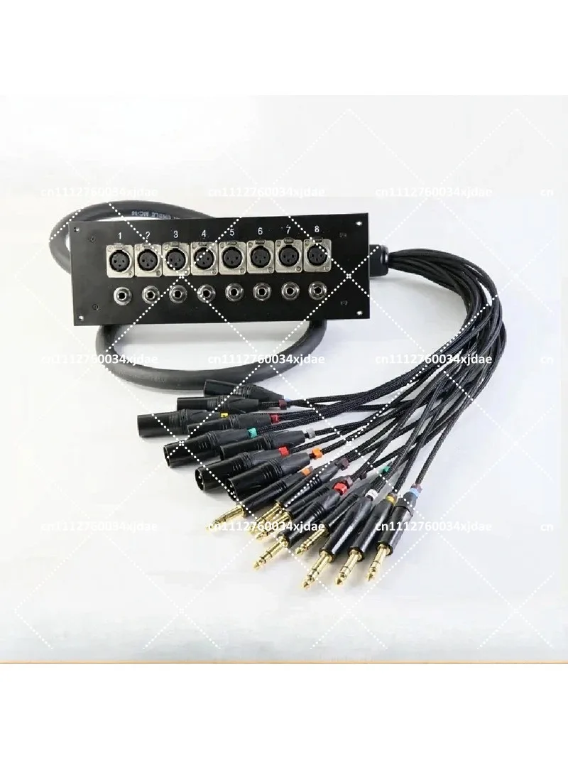 4/6/8/12 Multi-core Signal Cable Recording Studio Wall Plug-in Junction Box Audio Cable Sound Card Hub
